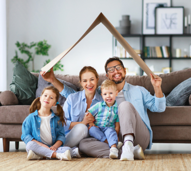 family protected with great insurance coverage
